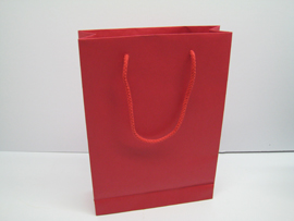 紅色日本高級花紋紙袋